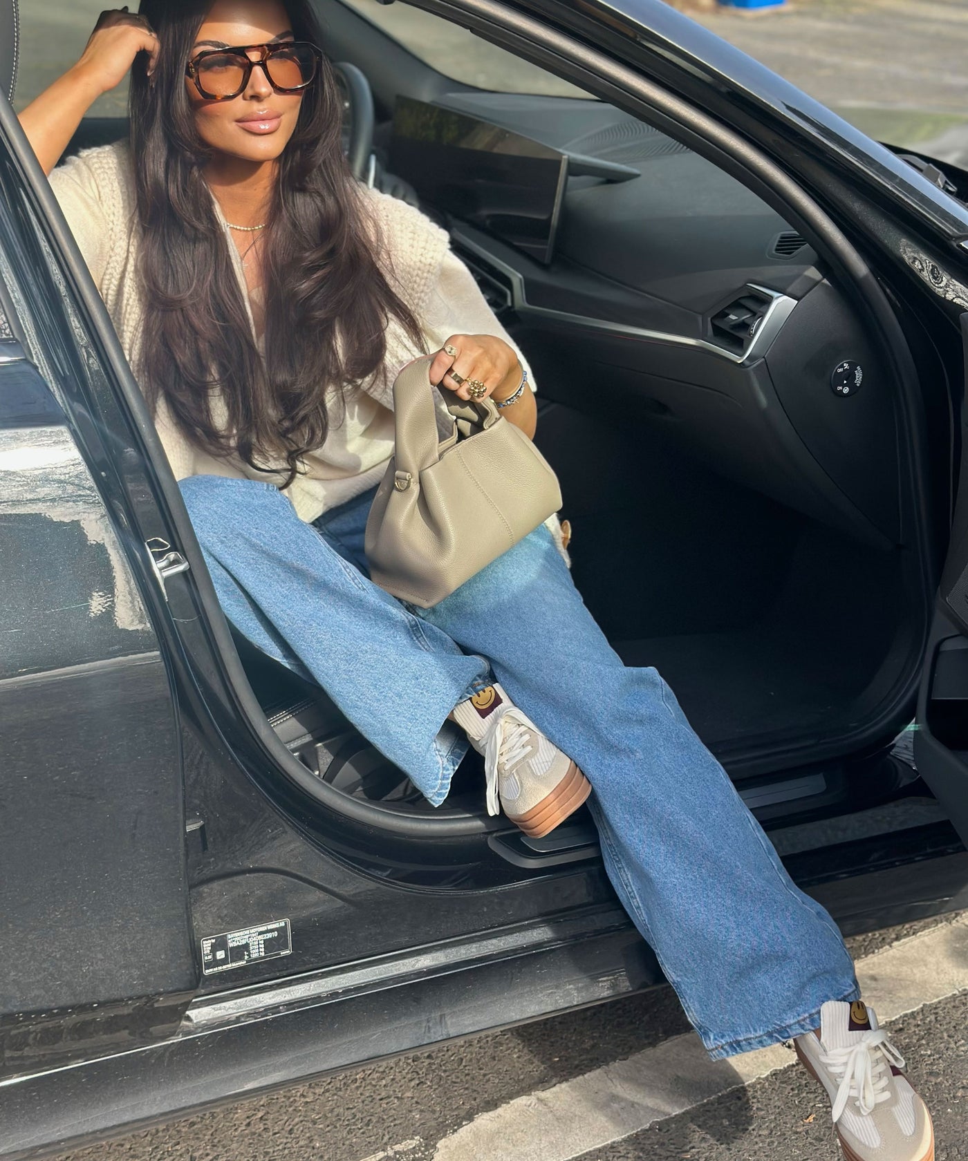 Sneaker Smile Beige Ladypolitan ♡