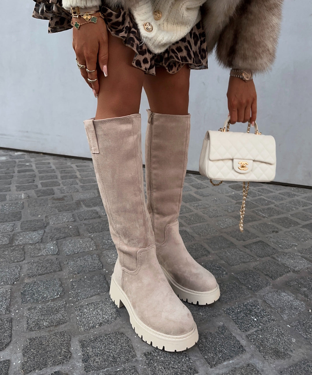 Stiefel Chira Beige