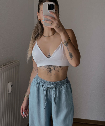 Stoffhose Wren Hellblau Ladypolitan ♡