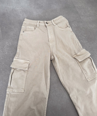Stretch Cargo Hose Eva Creme  Ladypolitan ♡   