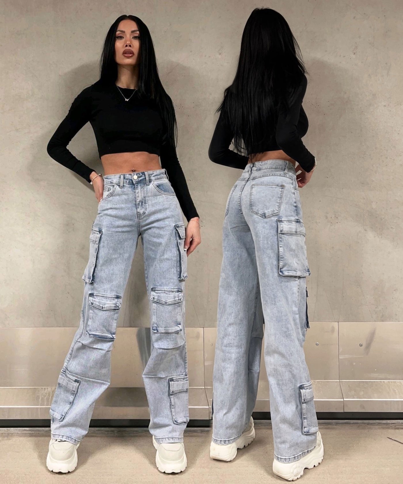 Stretch Cargojeans Sia  Ladypolitan ♡   