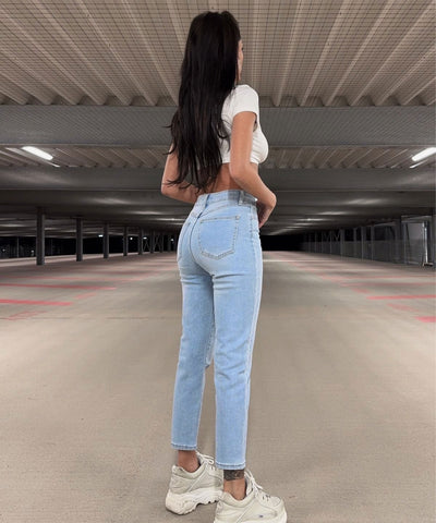 Stretch Mom Jeans Lilli Blau Ladypolitan ♡