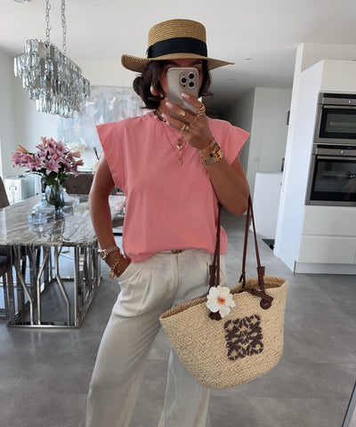 T-Shirt Romana Peach Ladypolitan ♡
