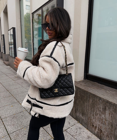 Teddyfelljacke Snow Cremeweiß  Ladypolitan ♡   