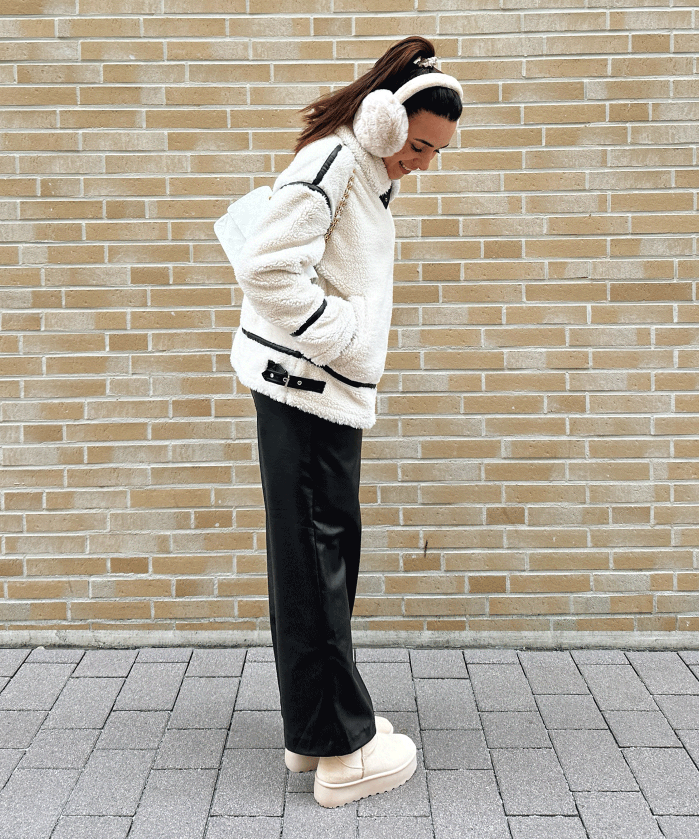 Teddyfelljacke Snow Cremeweiß  Ladypolitan ♡   
