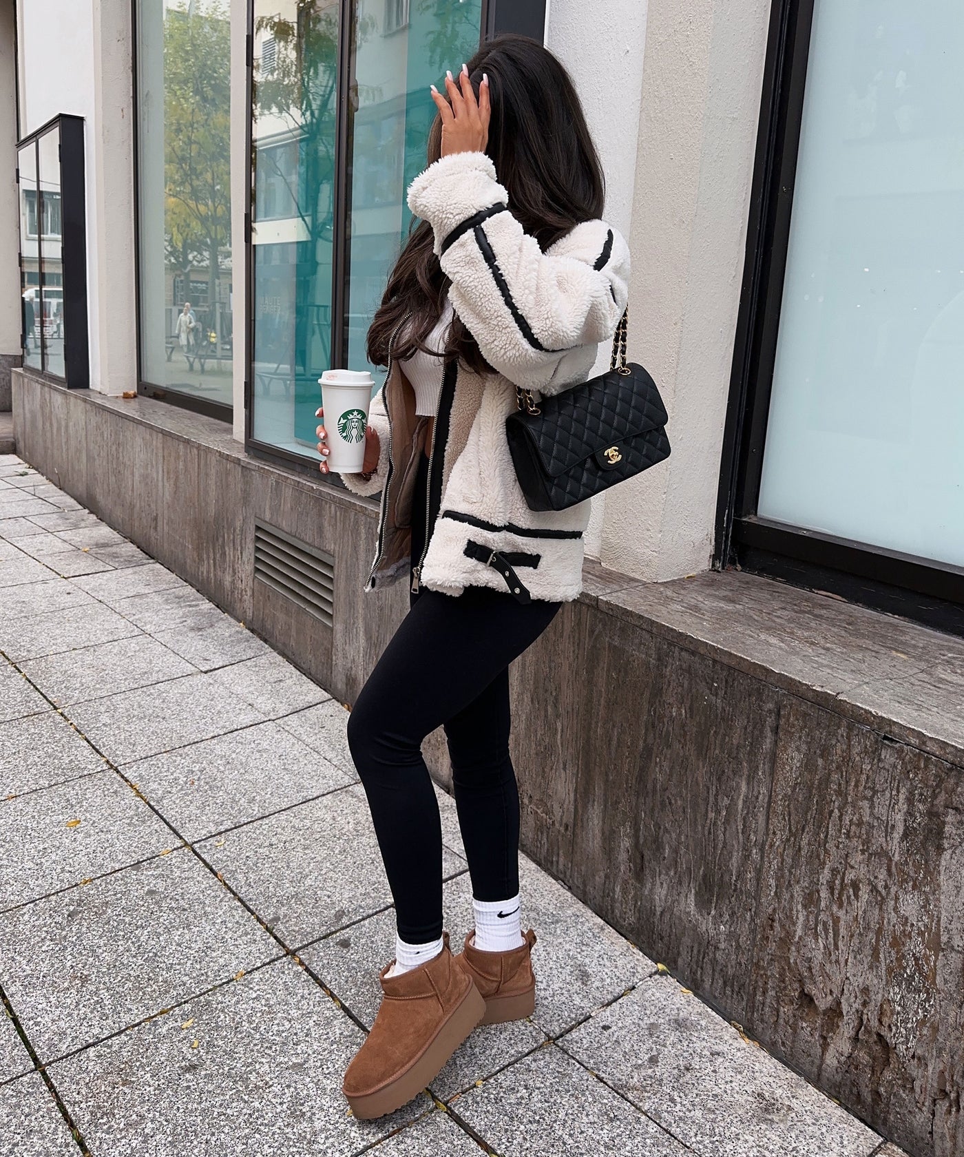 Teddyfelljacke Snow Cremeweiß  Ladypolitan ♡   