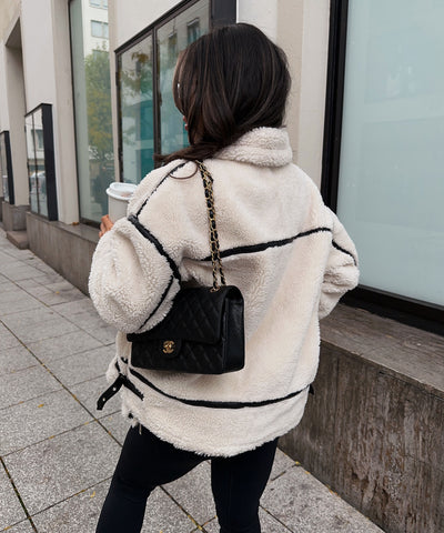 Teddyfelljacke Snow Cremeweiß  Ladypolitan ♡   