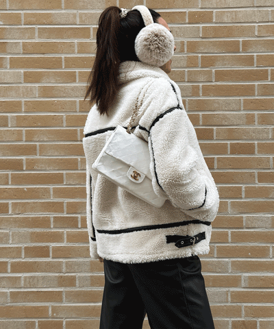 Teddyfelljacke Snow Cremeweiß  Ladypolitan ♡   