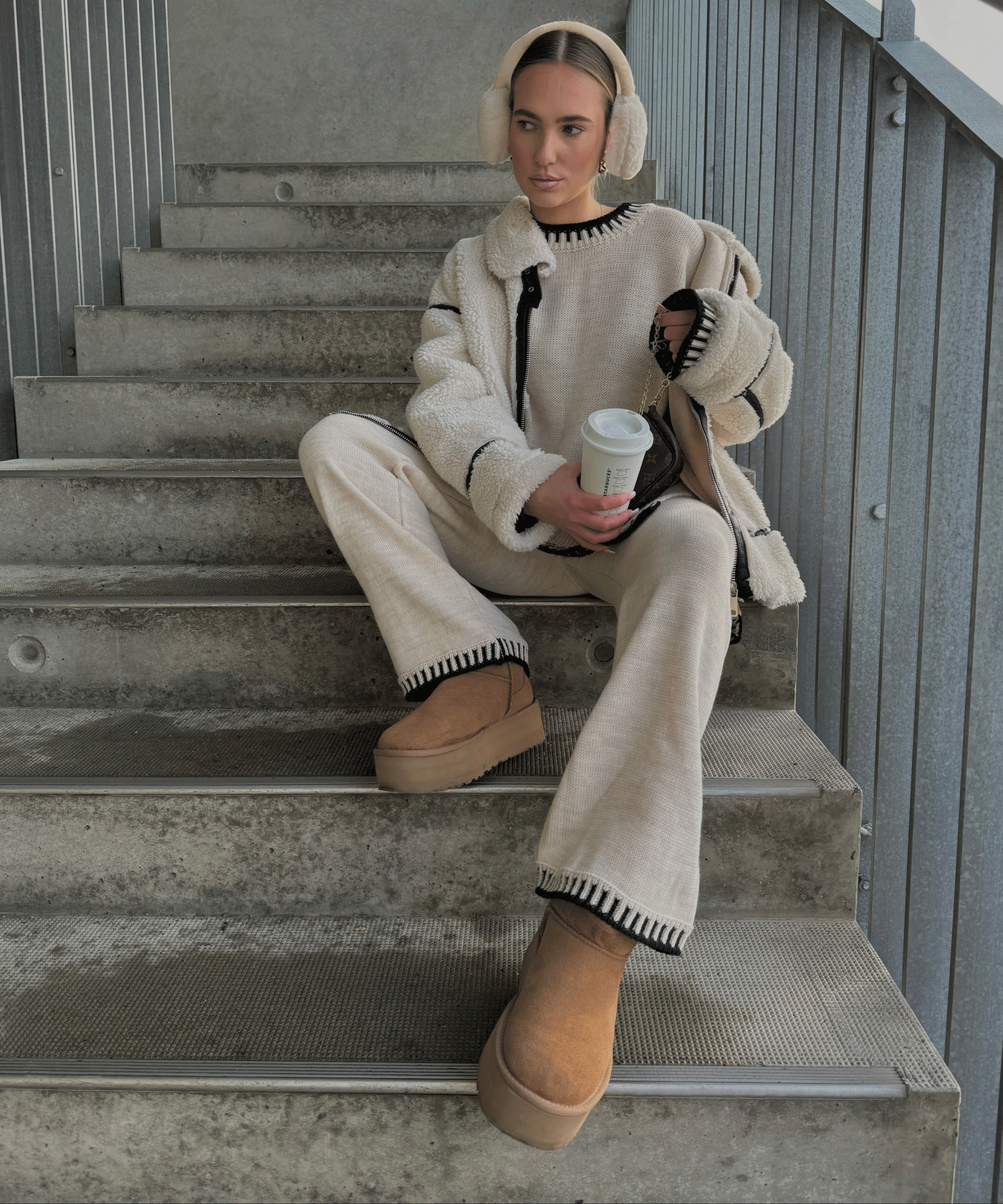 Teddyfelljacke Snow Cremeweiß  Ladypolitan ♡   