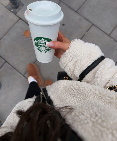 Teddyfelljacke Snow Cremeweiß  Ladypolitan ♡   