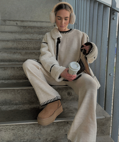Teddyfelljacke Snow Cremeweiß  Ladypolitan ♡   