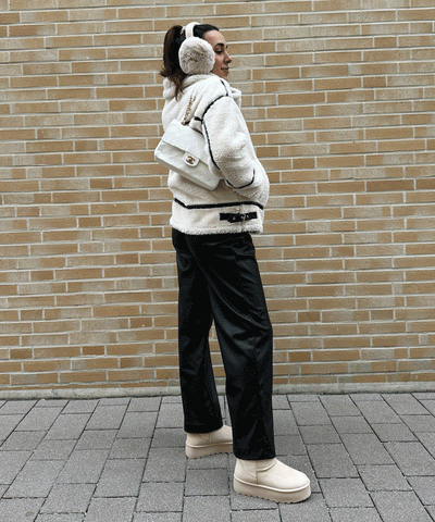 Teddyfelljacke Snow Cremeweiß  Ladypolitan ♡   