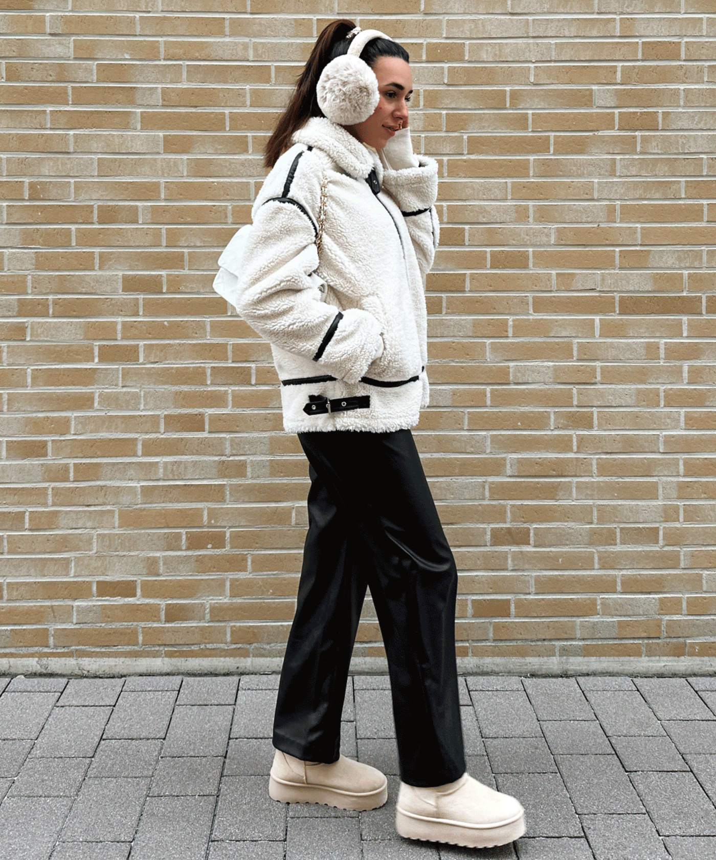 Teddyfelljacke Snow Cremeweiß  Ladypolitan ♡   