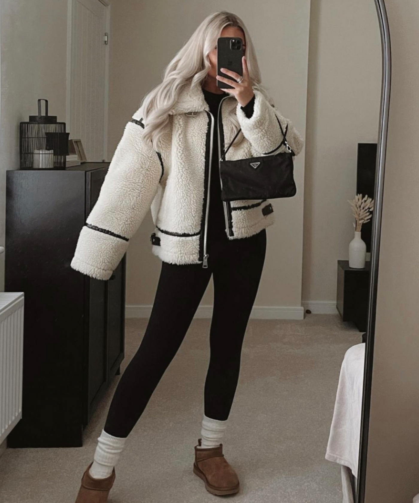 Teddyfelljacke Snow Cremeweiß  Ladypolitan ♡   