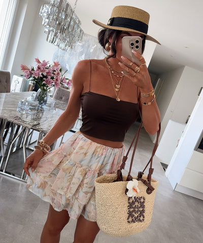 Top Valentina Dunkelbraun Ladypolitan - Fashion Onlineshop für Damen