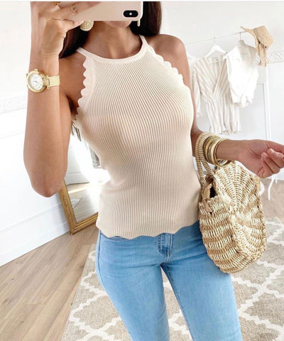Top Zacken Beige  Ladypolitan ♡   