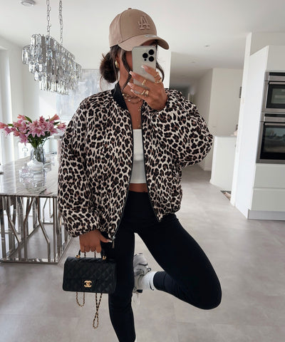 Viskose Jacke Jina Leo Hell Ladypolitan ♡