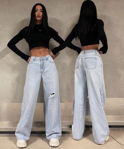 Wide Leg Jeans Nena  Ladypolitan ♡   