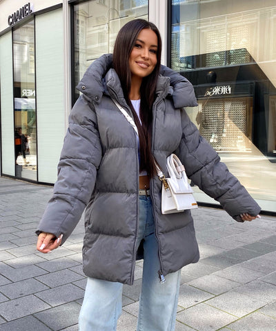 Jacke Addie Dunkelgrau Ladypolitan ♡