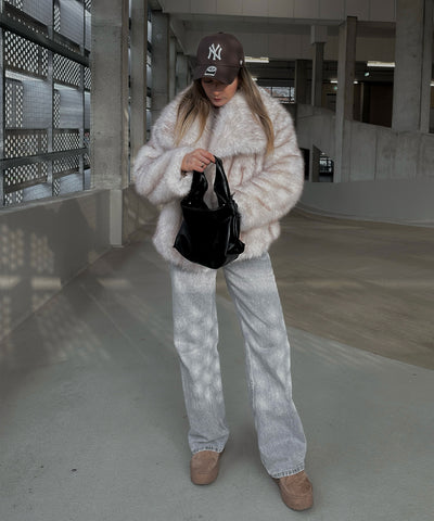 Felljacke Anastasia Weiß Ladypolitan ♡
