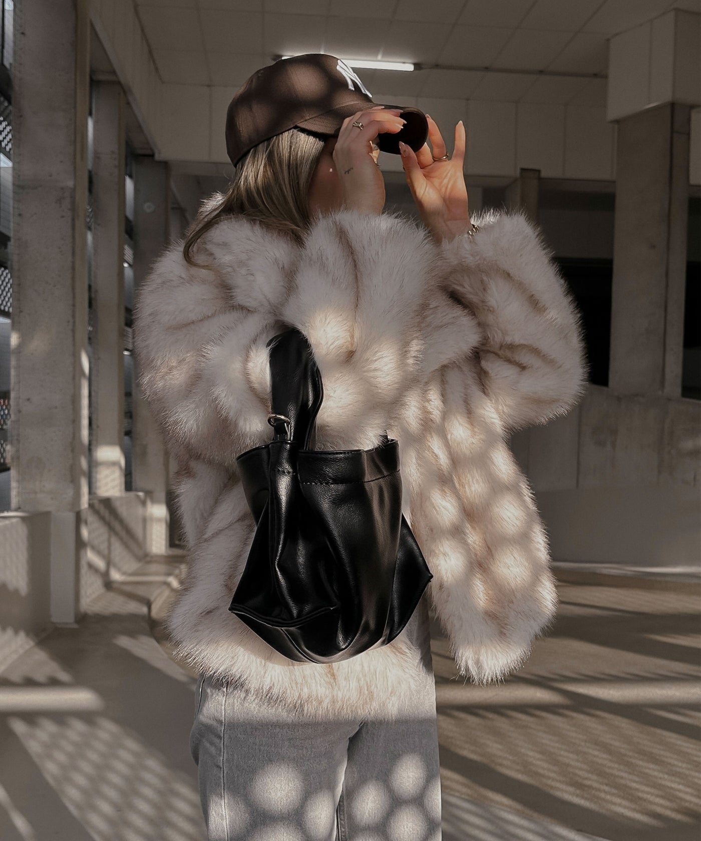 Felljacke Anastasia Weiß Ladypolitan ♡