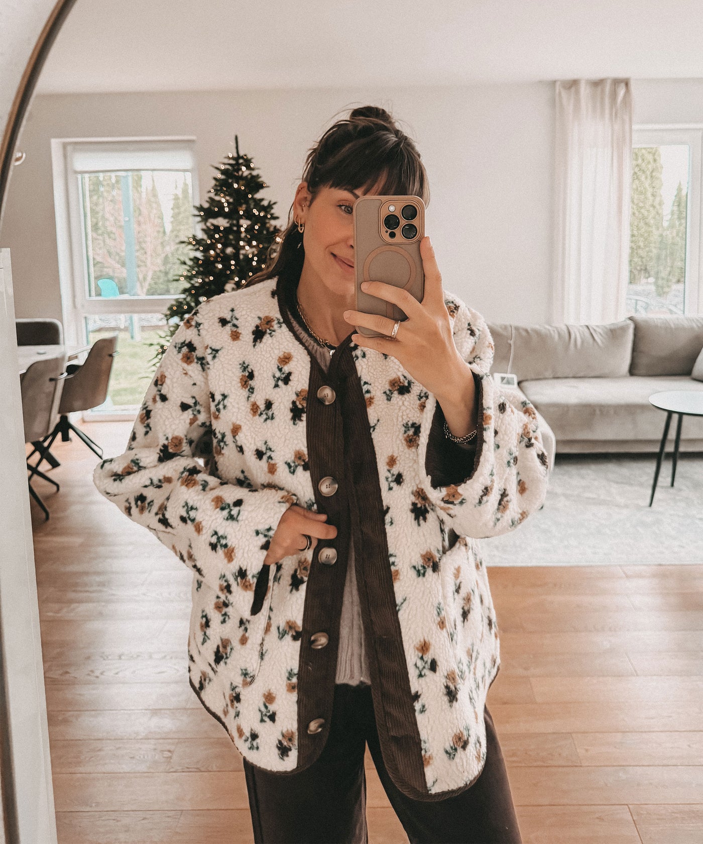 Teddyfell Jacke Bluma Beige Ladypolitan ♡