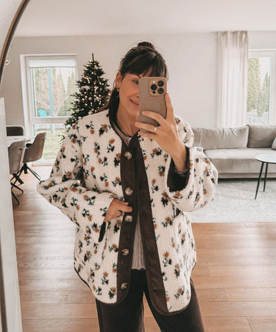 Teddyfell Jacke Bluma Beige Ladypolitan ♡
