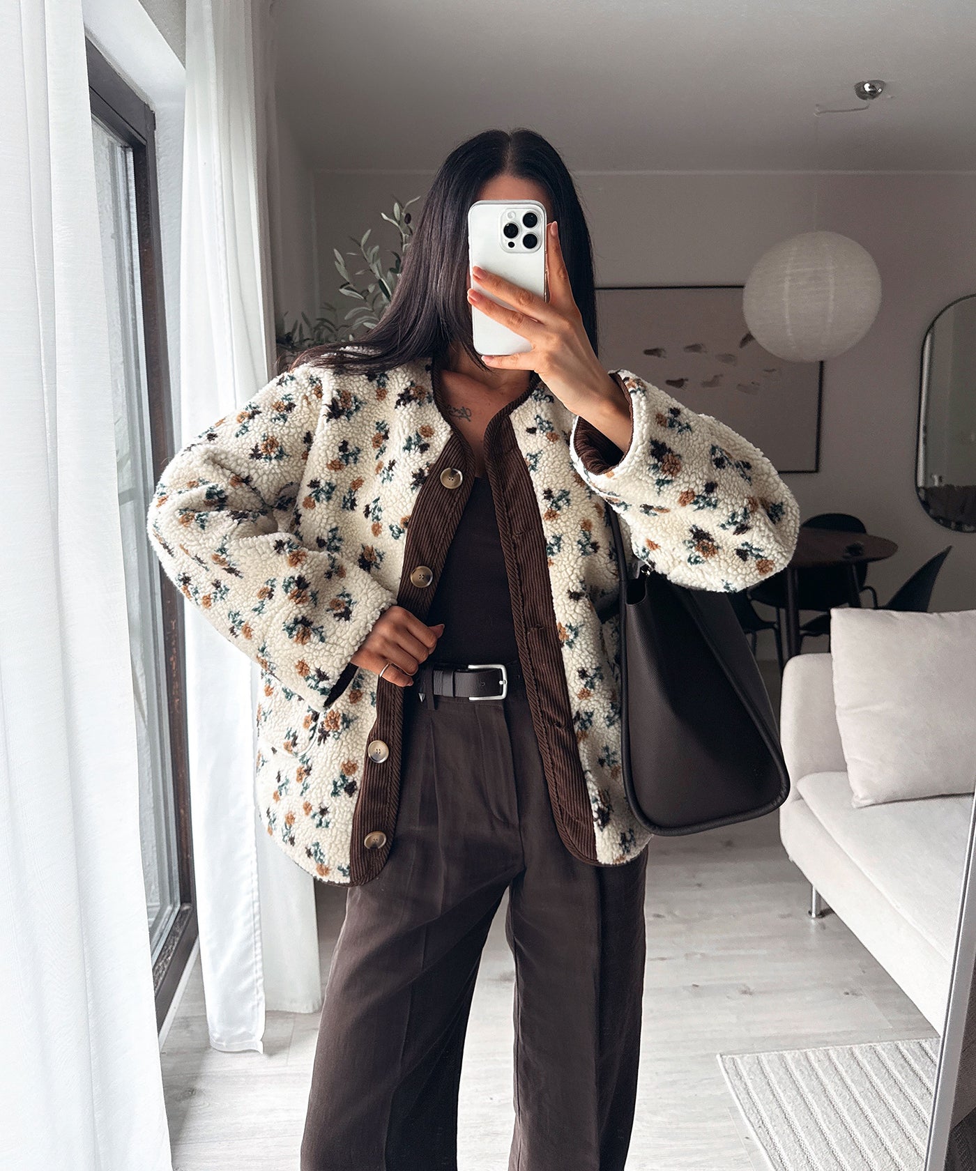 Teddyfell Jacke Bluma Beige