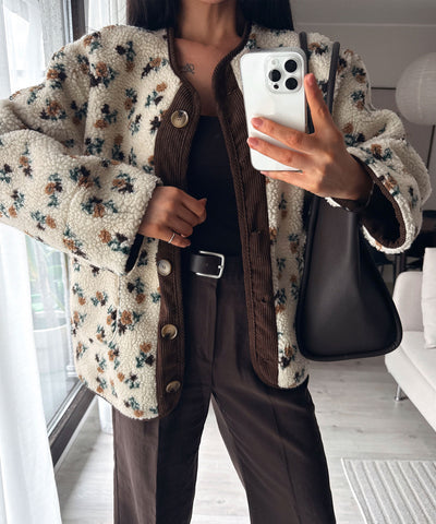 Teddyfell Jacke Bluma Beige