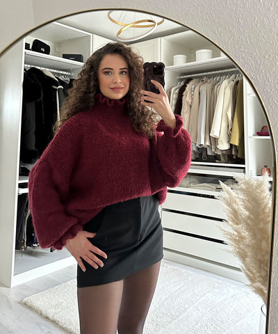 Pullover Caja Weinrot