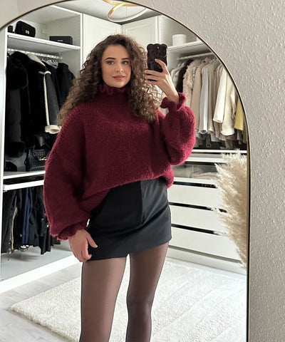 Pullover Caja Weinrot