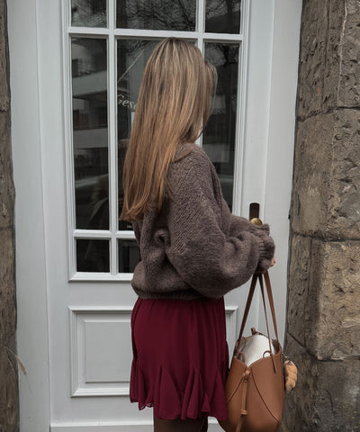 Pullover Caja Dunkelbraun