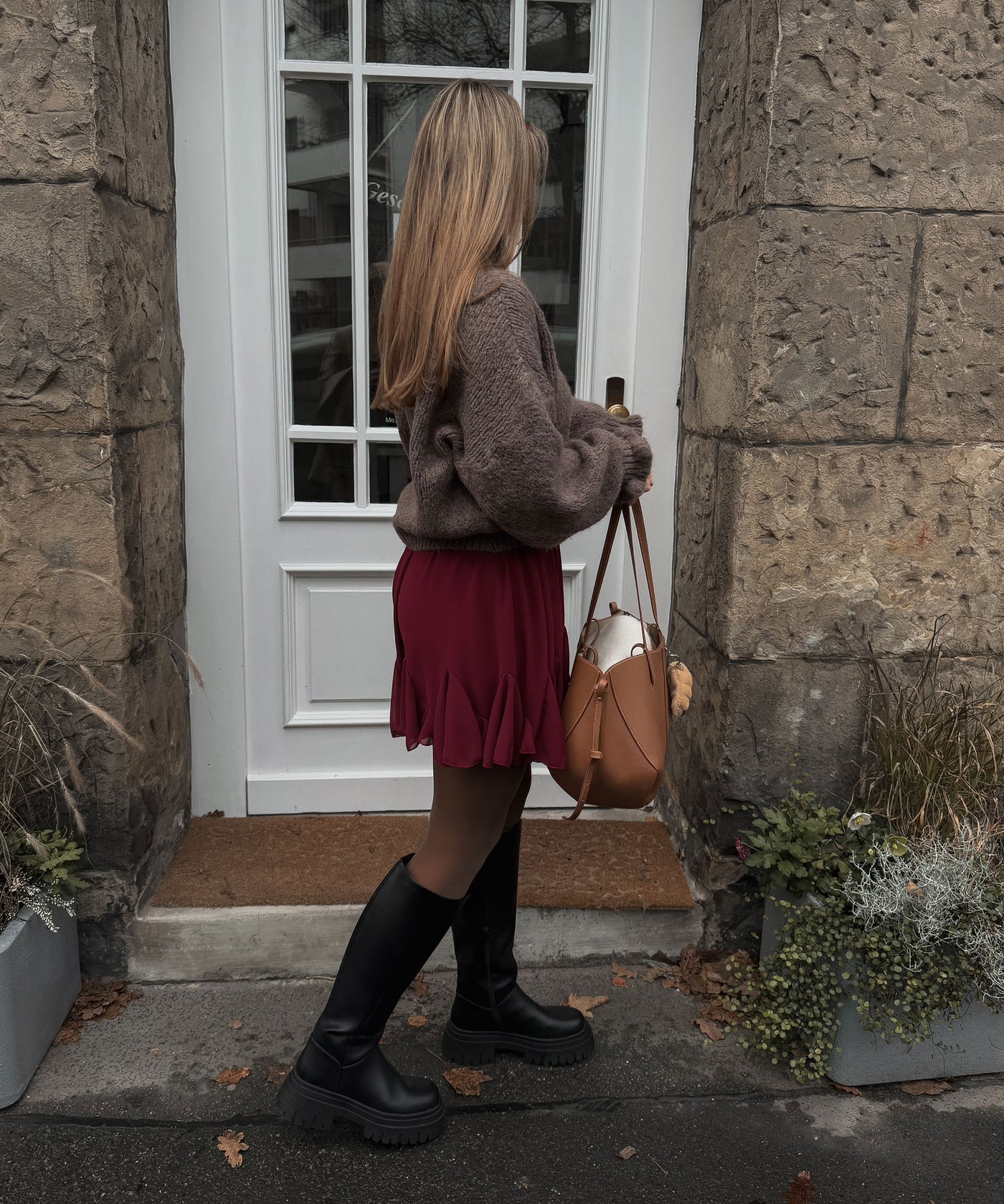 Pullover Caja Dunkelbraun