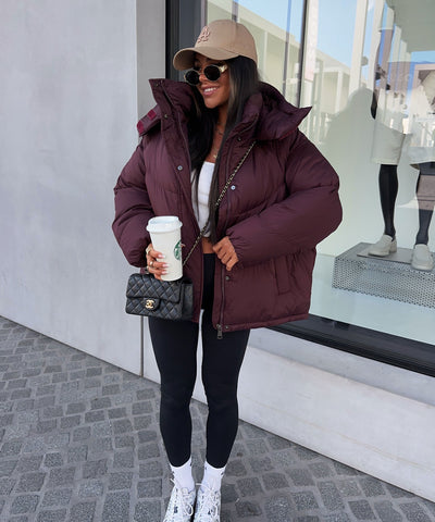 Pufferjacke Fina Weinrot Ladypolitan ♡