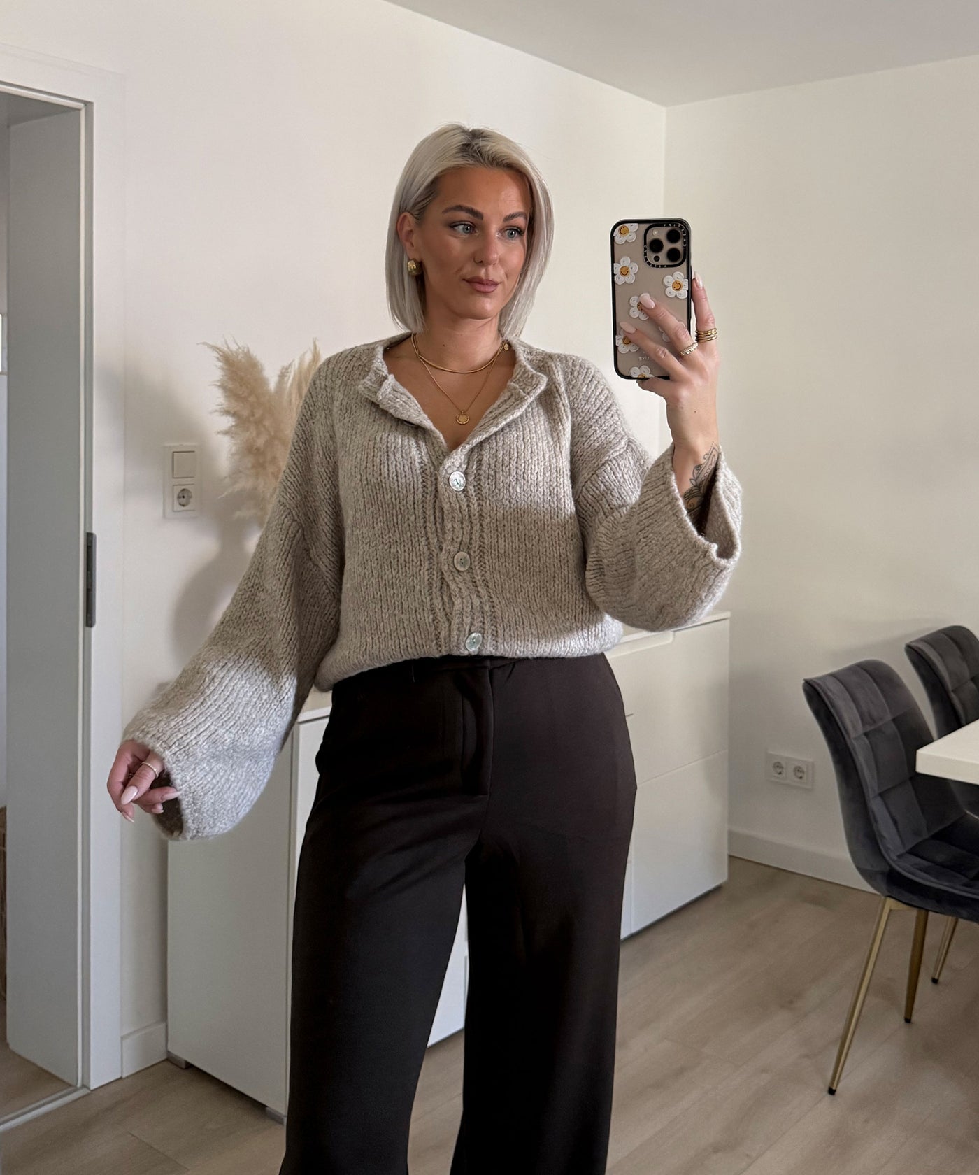 Cardigan Dania Taupe Ladypolitan ♡