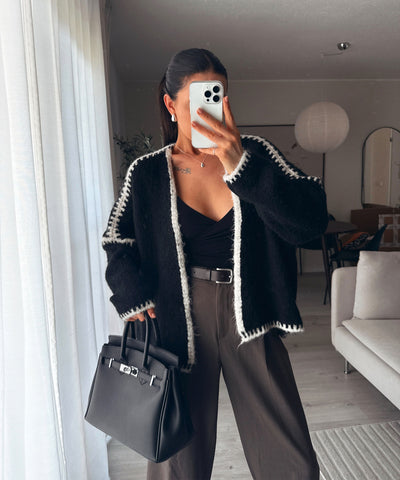 Cardigan Helena Schwarz Ladypolitan ♡