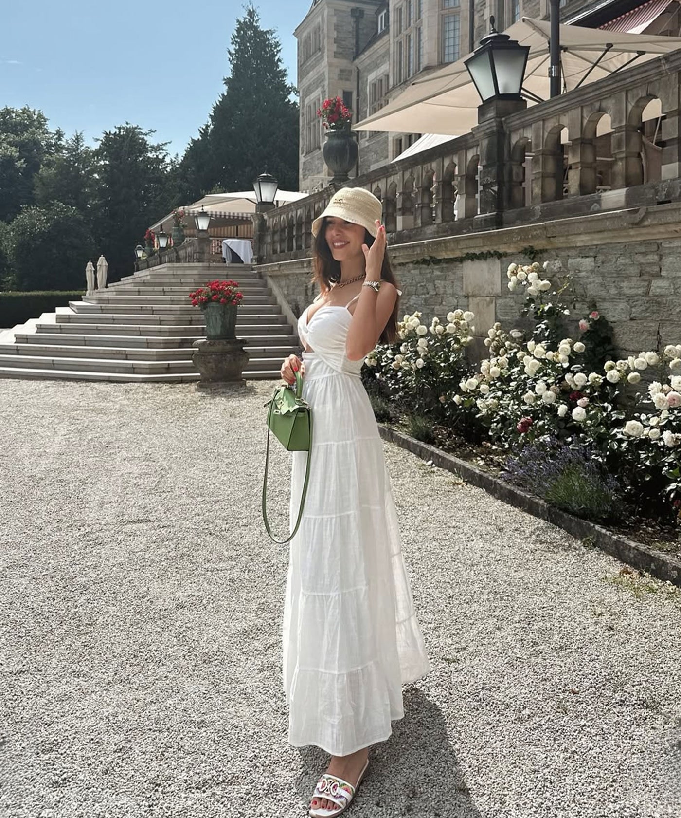 Kleid Elin Weiß Ladypolitan ♡