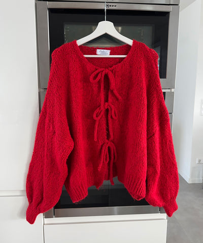 Cardigan Schleife Fia Rot  Ladypolitan ♡   