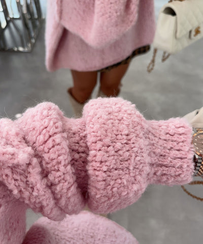 Oversize Boucle Pullover Billa Rosa  Ladypolitan ♡   