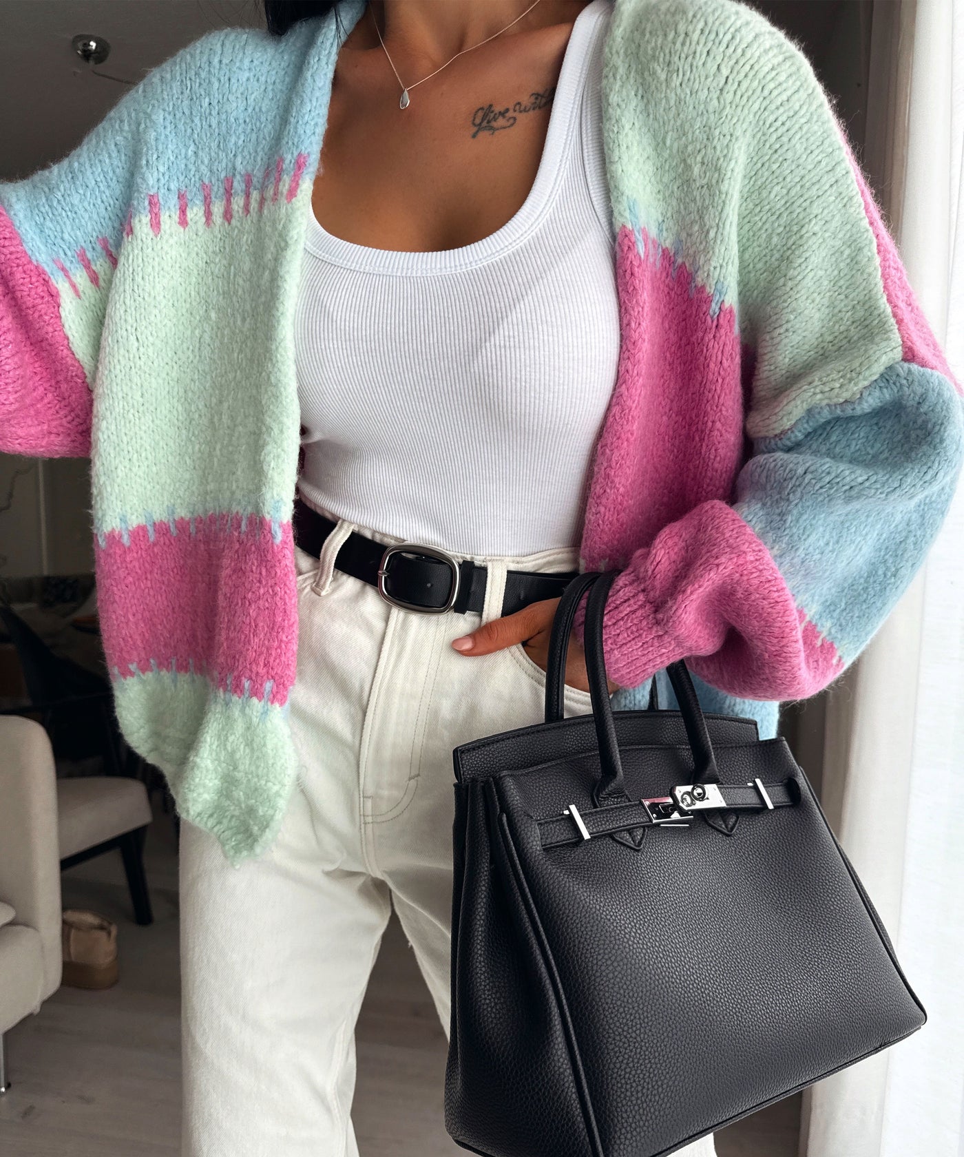 Cardigan Milu Pink Ladypolitan ♡