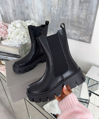 Boots Jeanine Schwarz Ladypolitan ♡