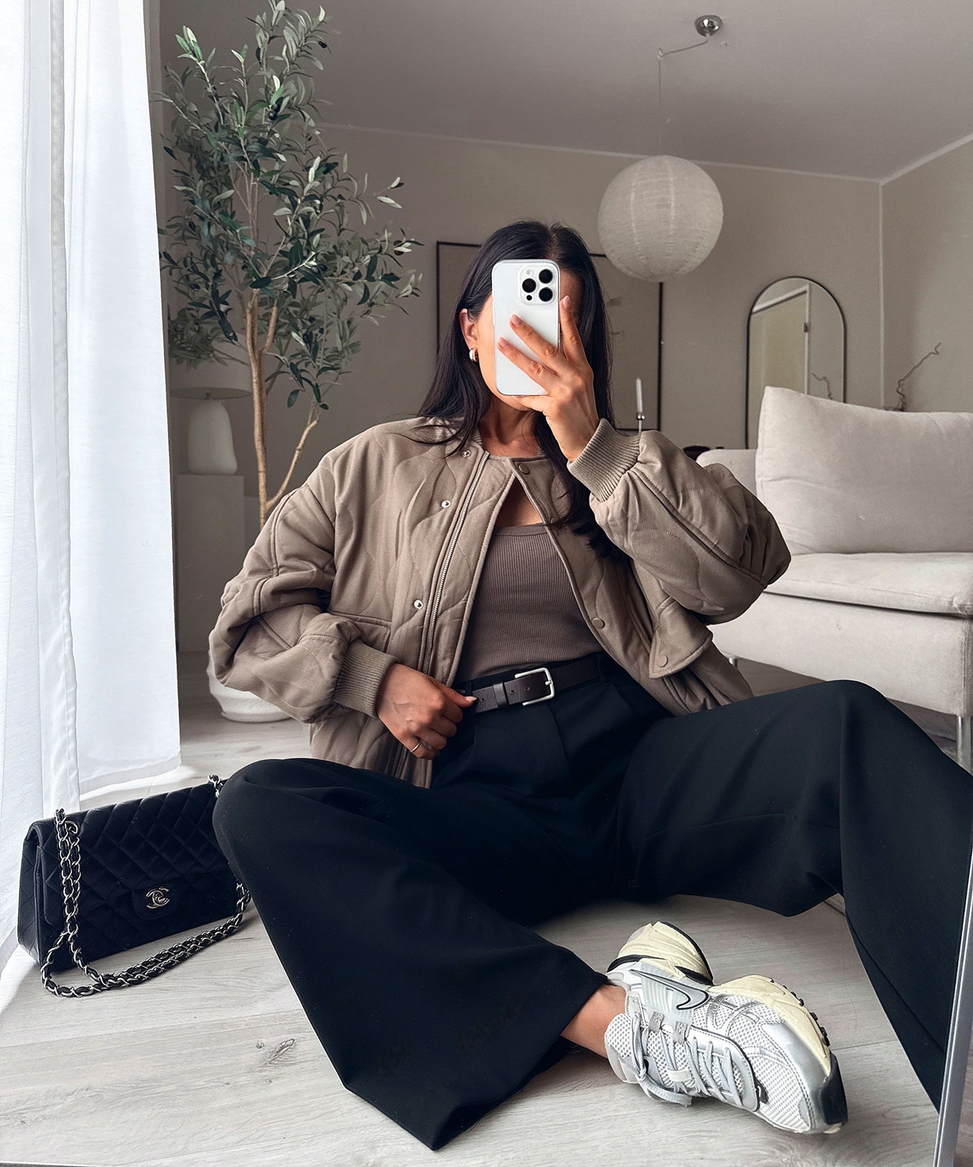 Bomberjacke Bella Taupe Ladypolitan ♡