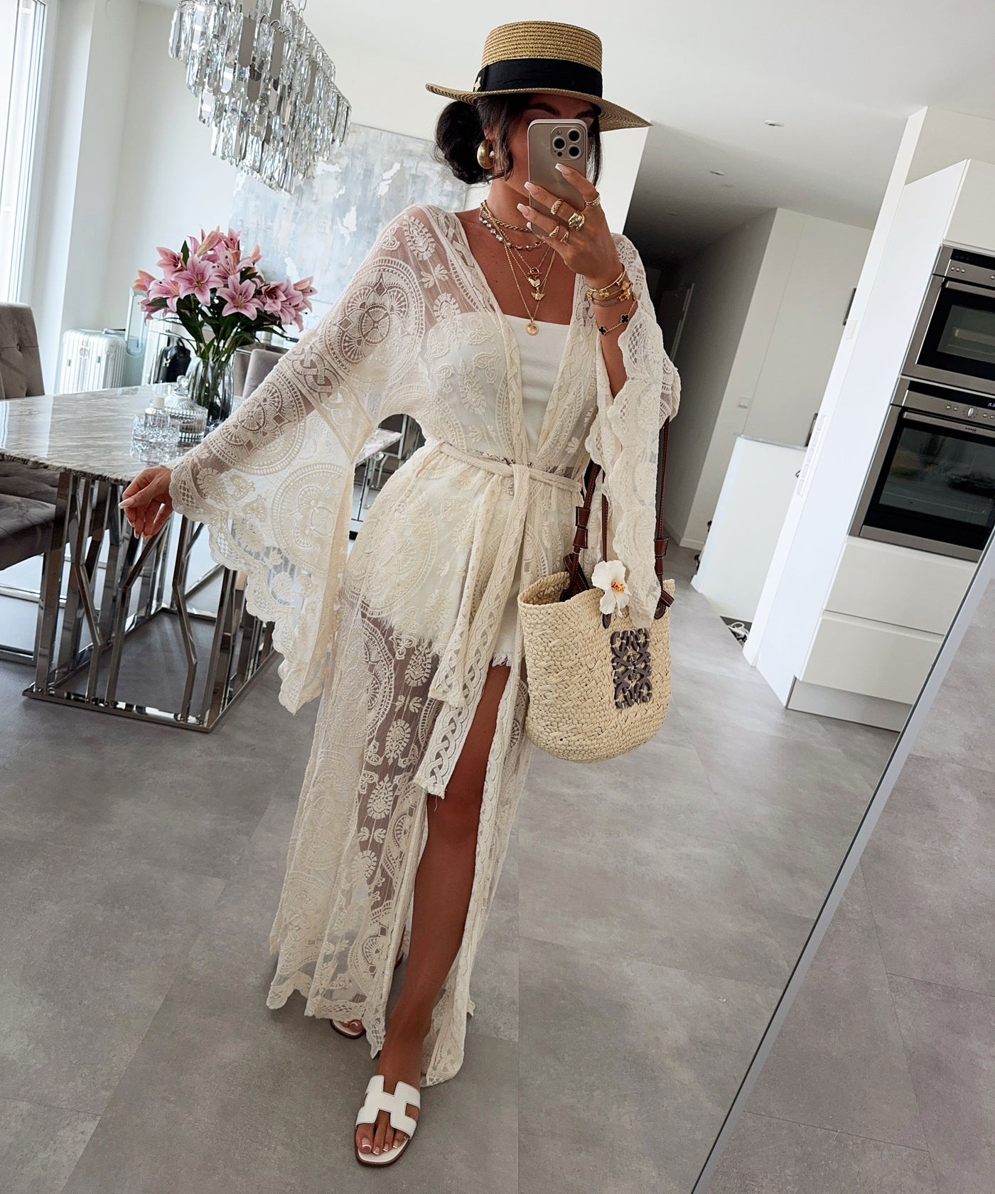 Kimono Luja Cremeweiß Ladypolitan ♡