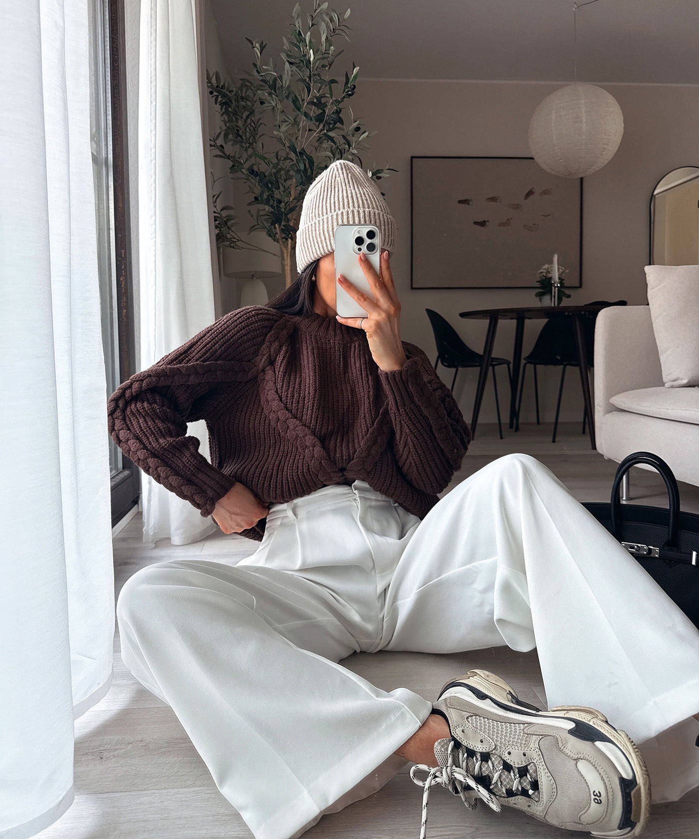 Pullover Lesedi Dunkelbraun Ladypolitan ♡