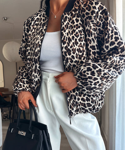 Viskose Jacke Jina Leo Hell Ladypolitan ♡