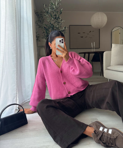 Jäckchen Jade Fuchsia Pink Ladypolitan - Fashion Onlineshop für Damen