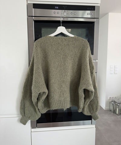 Cardigan Schleife Fia Khaki  Ladypolitan ♡   