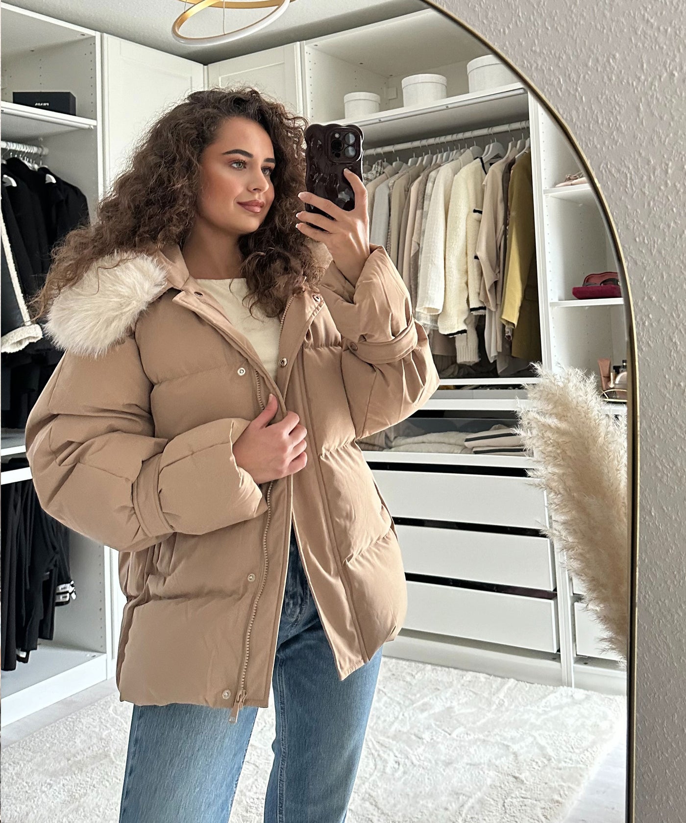 Winterjacke Nia Camel  Ladypolitan ♡   