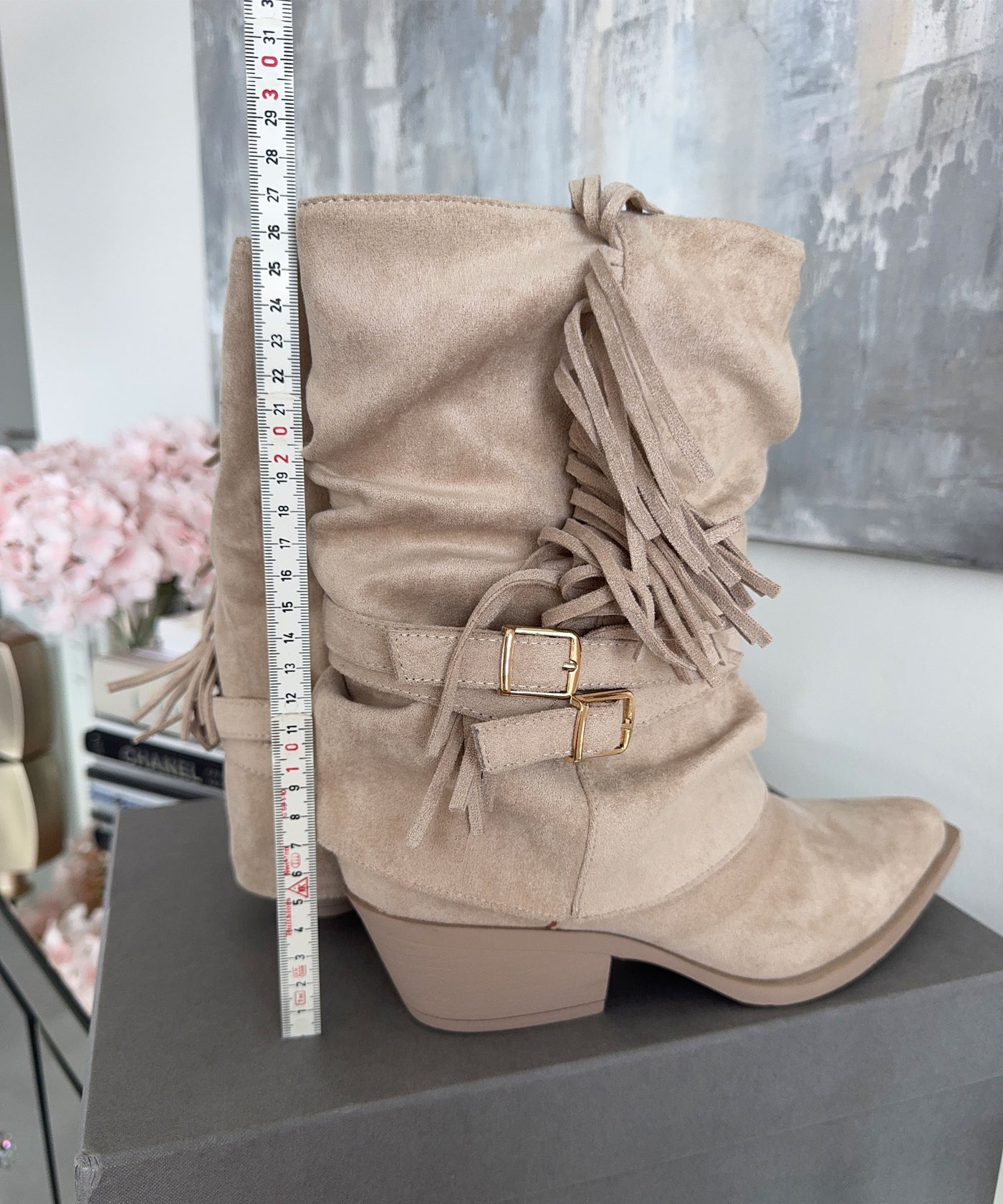 Cowboy Stiefel Hella Beige Ladypolitan ♡