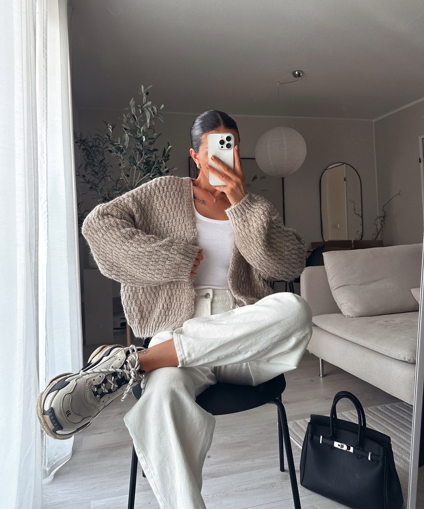 Cardigan Devina Taupe Ladypolitan ♡